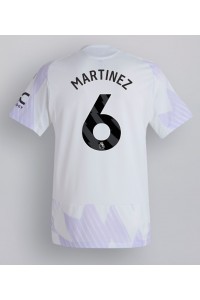 Manchester United Lisandro Martinez #6 Fotballdrakt Borte Klær 2025-26 Korte ermer